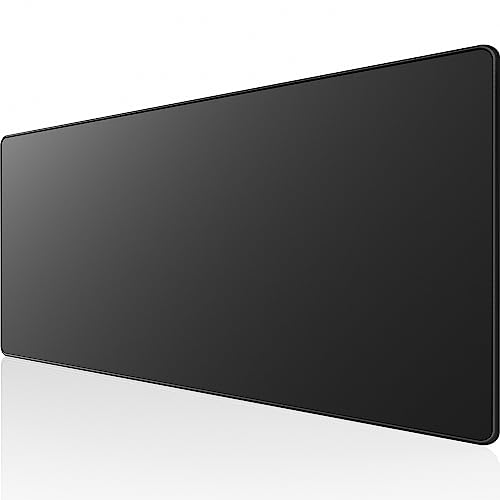 KTRIO Large Gaming Mouse Pad Desk Mat for Gamer, 31.5" x 11.8", Black
