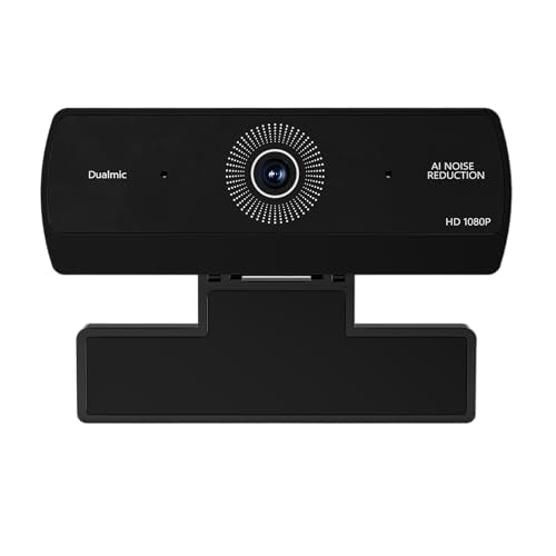 Xweiryn Webcam for PC, HD 1080P USB Plug-and-Play Computer Web Camera, High Definition Webcam for Desktop Laptop, Ideal for Online Class, Video Conference, Live Streaming & Gaming