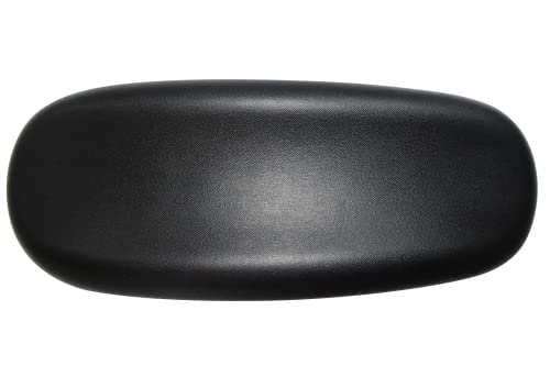MySit Office Chair Armrest Replacement Arm Pads Universal 4" or 5.5" Mounting Hole (Set of 2) Black