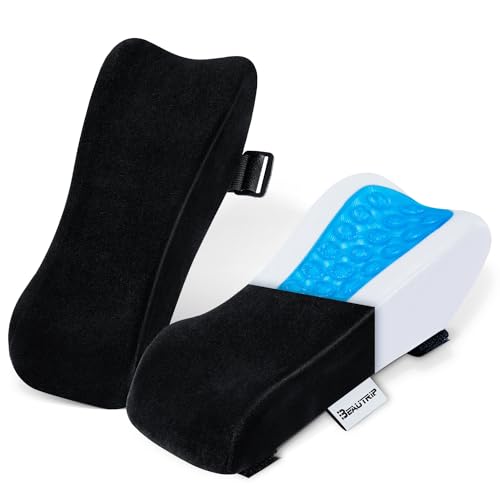 BEAUTRIP Ergonomic Armrest Pads- Office Chair Arm Rest Cover Pillow - Elbow Support Cushion for Computer, Gaming and Desk Chairs (Set of 2)