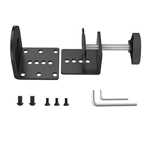 WALI Bundle – 2 Items: Monitor Arm Mount for Desk and C-Clamp Base (M001XL+ C-CLAMP)