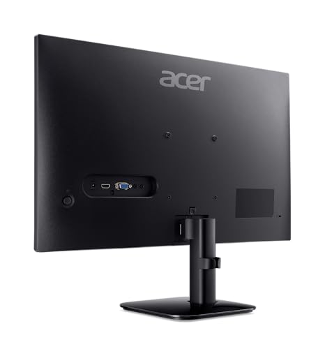 Acer 27 Inch Monitor- KB272-27 Inch FHD IPS (1920 x 1080) Display, Up to 120Hz Refresh Rate, 99% sRGB, Tilt, Adaptive-Sync Support (FreeSync Compatible) 1ms (VRB), sRGB 99% Color, HDMI & VGA Ports