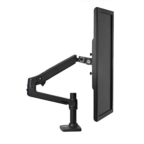 Ergotron – LX Monitor Arm, Single Monitor Desk Mount – fits Flat Curved Ultrawide Computer Monitors up to 34 Inches, 7 to 25 lbs, VESA 75x75mm or 100x100mm – Matte Black