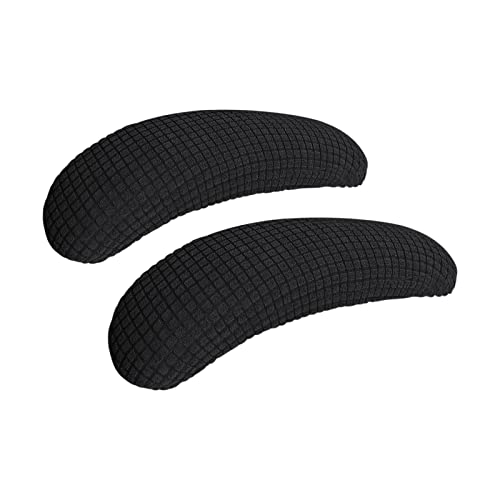 FORCHEER Office Chair Armrest Covers Water Resistant 2PCS Stretch Jacquard Desk Chair Arm Covers for Computer Gaming Chairs Fits 8-13inch Washable Removable-Black
