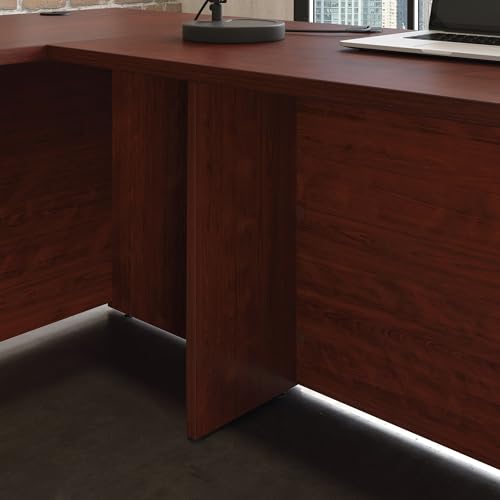 Sauder Affirm 48x24 Desk Shell/Credenza/Return, Classic Cherry Finish
