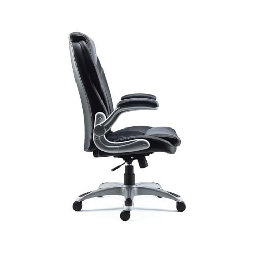 STAPLES Sorina Bonded Leather Chair - Adjustable Office Chair with Plush Padding, Provides Lumbar, Arm and Head Support, Perfect Desk Chair for The Modern Office