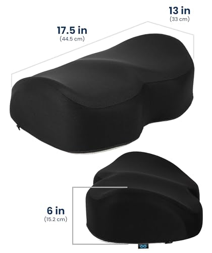 Everlasting Comfort Foot Rest for Under Desk at Work - Memory Foam Office Foot Stool & Under Desk Footrest Leg Elevation Pillow for Gaming & Home Office, Supports Posture