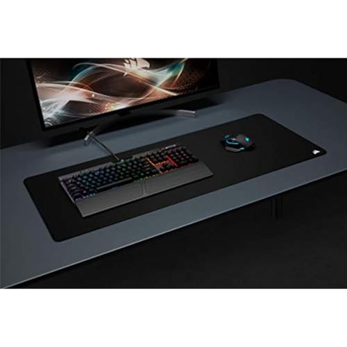 Corsair MM350 PRO Extended XL Premium Spill-Proof Cloth Gaming Mouse Pad – 36.6” Width x 15.7” Height Surface – Black