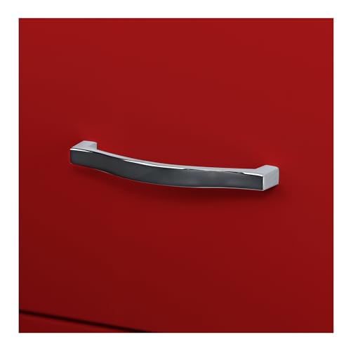 Lorell LYS SOHO File/File Mobile File Cabinet, Red
