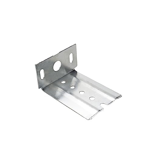 KUMGROT Keyboard Tray Slides 14" Silver Cold Rolled Steel Computer Drawer Tray Ball Bearing Keyboard Slides with Adjustable Height Bracket