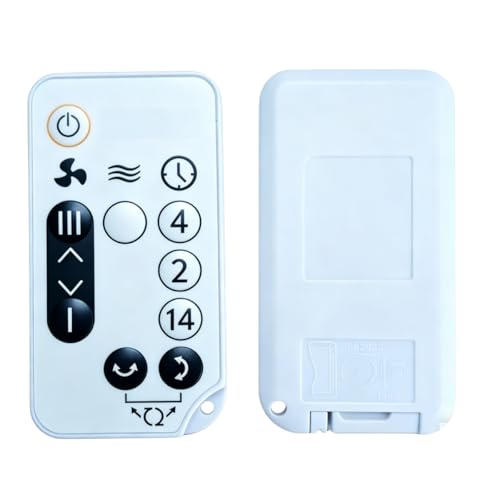 Dtirszxy Replacment Remote Control for WooZoo Air Circulator Fan with Remote Oscillating 5 Speeds 82ft Max Air Distance Small Fan for Bedroom Office Dorm PCF-SC15T SC15T SC12 PCF-SC12