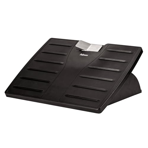 Fellowes Office Suites Metal Adjustable Foot Rest, Black