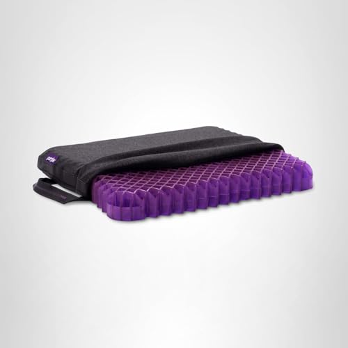 Purple Royal Seat Cushion - Seat Cushion for The Car Or Office Chair - Temperature Neutral Grid
