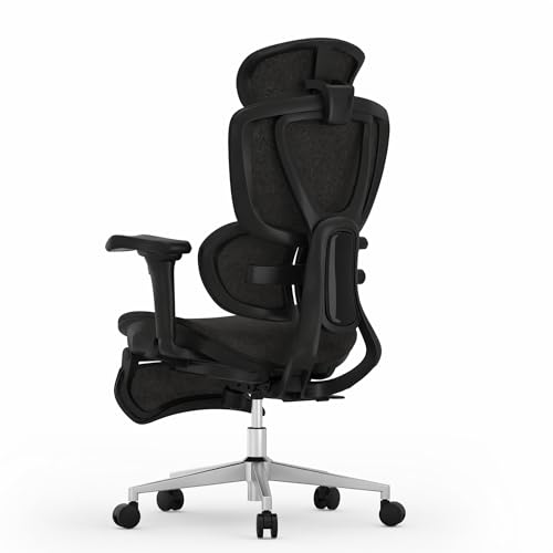 FLEXISPOT Sentinel Ergonomic Gaming Chair with 3-Year Warranty Dual-Wing Adaptive Lumbar 3D Armrests 120° 3-Position Recline Height-Adjustable Backrest Premium Computer Desk Chair for Home & Office