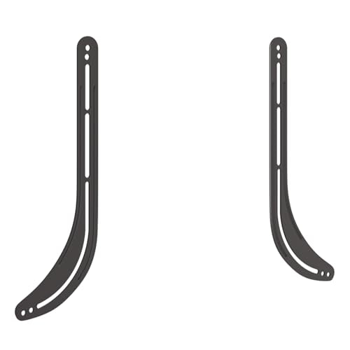 WALI Universal Soundbar Mount for TV, Heavy-Duty Bracket for Mounting Above or Below Screen, Length Up to 17",Fits Samsung,Sony,Bose,LG,Vizio,Roku,Vizio,Bose & More (SBR201)