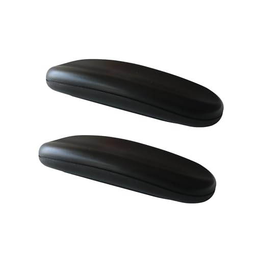 Office Chair Armrest Pads Replacement,Suitable for Most Gaming Chairs,2 Pack PU Arm Rest Cushion Covers, 10.31" x 4.13" Universal Ergonomic Armrest Cushion for Office Desk Chair Gaming Chair