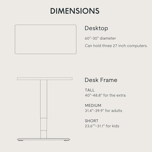 FLEXISPOT E6 MAX Bamboo 60x30 Inch Dual Motor 3-Stage Heavy Duty Standing Desk, 330lbs Weight Capacity, Height Adjustable Desk w/Cable Management & Wheels (Solid Bamboo Desktop + White Frame)