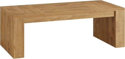 Tribesigns Executive Office Desk, 70.9-Inch Large Farmhouse Wooden Computer Desk with Sturdy Double Pedestal Legs, Writing Workstation Business Furniture for Home Office (Brown)
