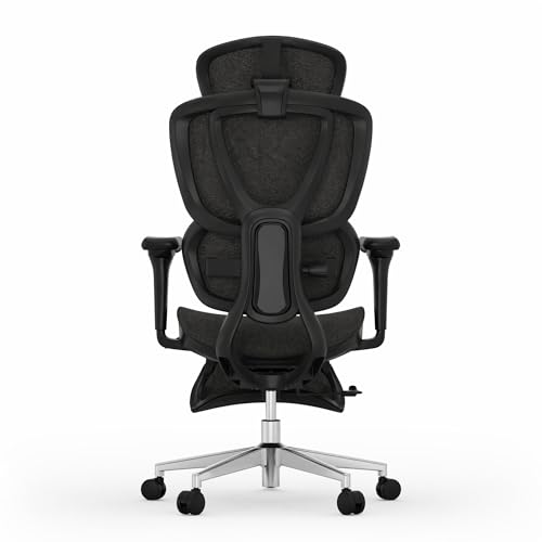 FLEXISPOT Sentinel Ergonomic Gaming Chair with 3-Year Warranty Dual-Wing Adaptive Lumbar 3D Armrests 120° 3-Position Recline Height-Adjustable Backrest Premium Computer Desk Chair for Home & Office