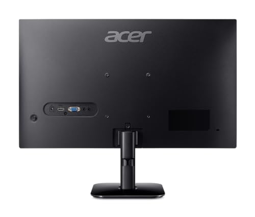 Acer 27 Inch Monitor- KB272-27 Inch FHD IPS (1920 x 1080) Display, Up to 120Hz Refresh Rate, 99% sRGB, Tilt, Adaptive-Sync Support (FreeSync Compatible) 1ms (VRB), sRGB 99% Color, HDMI & VGA Ports