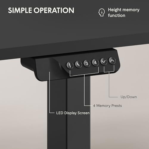 FLEXISPOT 71"x32" Large Dual Motor Electric Standing Desk, Black - 198 LBS Heavy-Duty Capacity, Ideal for Home Office, Creative Studio, or Multi-Monitor Setup