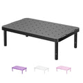 WALI Computer Monitor Stand for Desk, Adjustable Laptop Riser, Desk Monitor Stand Underneath Storage for Office, School Supplies (PTT001-B), 1 Pack, Black