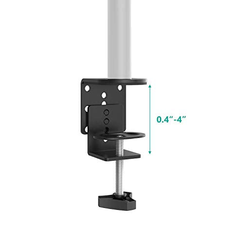 WALI Bundle – 2 Items: Monitor Arm Mount for Desk and C-Clamp Base (M001XL+ C-CLAMP)