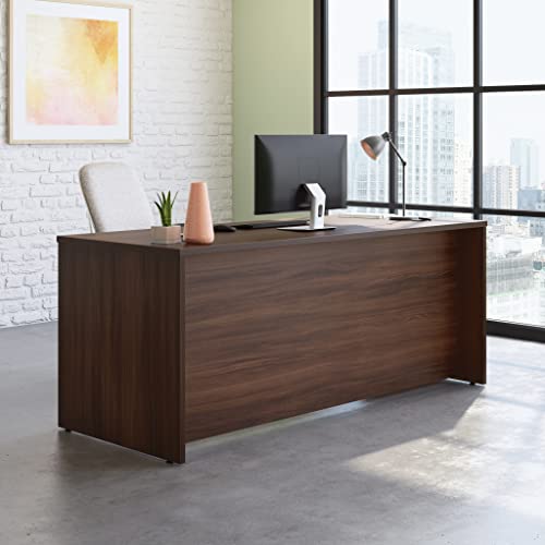 OfficeWorks by Sauder Affirm 72 X 30 Desk Shell, L: 71.10'' x W: 29.53'' x H: 29.29'', Noble Elm