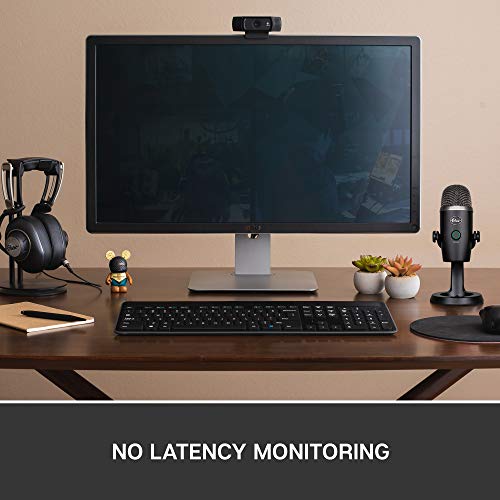 Logitech for Creators Blue Yeti Nano USB Microphone for Gaming, Streaming, Podcasting, Twitch, YouTube, Discord, Recording for PC and Mac, Plug & Play -Blackout