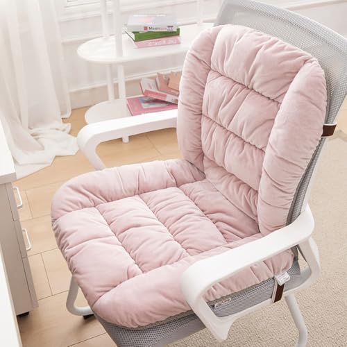 GKWW Desk Chair Cushion Office Chair Cushions with Removable Cover Soft Seat Pad Dorm Seat Pad with Back Support Rocking Chair Cushions,90×50cm