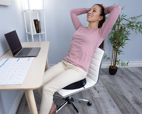 PT ENDORSED Donut Pillow for Tailbone Pain Relief Cushion - Coccyx & Hemorrhoid Pillow for Sitting - Donut Seat Cushion for Pressure Relief, Prostate, Postpartum, Pressure Sores, Lifting Cushions
