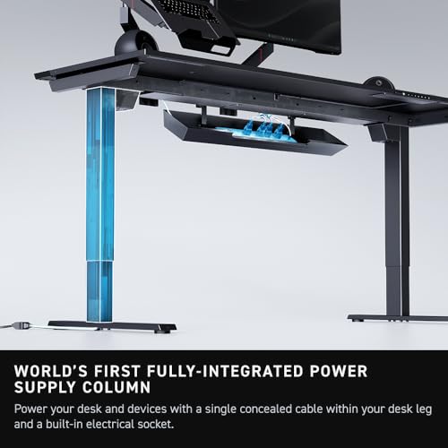 Secretlab Magnus Evo XL | Electric Standing Desk with Magnetic Cable Management | Integrated Power Supply Column | Built-in Cable Management Tray | Everyday Ergonomic Gaming Desk | Extra Large