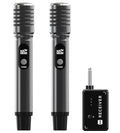 Wireless Microphones, Wireless Microphone with One-to-One Chip Connection, 40H Rechargeable Battery, 200FT Range, Plug and Play, Ergonomic Design,Less Latency Microphone for Singing Video Recording