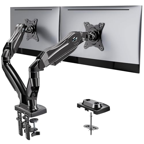 HUANUO Dual Monitor Stand for 13 to 35 inch & HUANUO Dual Monitor Mount for 13 to 30 Inch Computer Screen