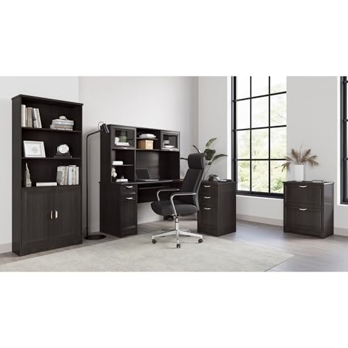 Realspace® Modern Comfort Modee Vegan Leather High-Back Executive Office Chair, Black/Chrome, BIFMA Compliant