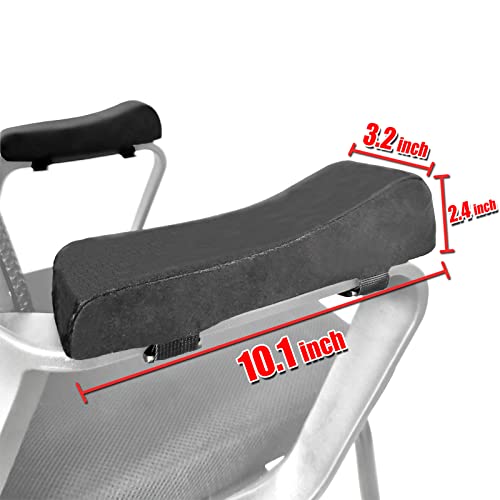 Easy-you Office Chair Armrest Covers, Set of 2 Comfortable Armrest Elbow Pillow (2 Black Armrest Pillow)
