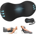 SweetSlubr Lumbar Support Pillow for Office Chair - Memory Foam Lumbar Pillow with Detachable Strap & Breathable Cover, Ergonomic Back Support for Office Chair, Car Seat Cushion, Bed Rest (Black)