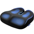 ZIKEE Ergonomic Seat Cushion with Thigh Slope for Long Sitting, Memory Foam Office Chair Cushion for Car, Home, U-Shaped Design Relieves Hip, Tailbone Pain, Non-Slip Sciatica Pain Relief Pillow