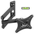 IWORKBOARD Full Motion TV Monitor Wall Mount Bracket for Most 13-32 Inch LED LCD Flat Curved Screen, Max VESA 100x100mm up to 33lbs, 360° Rotation Swivel Tilt Extension，Adjustable Articulating Arms
