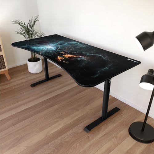 Arozzi Arena Gaming Desk Pad, Full Desk Mouse Pad for Arena Desk, Washable Desk Mat with Anti-Slip Rubber Base & Water-Resistant Surface, D012
