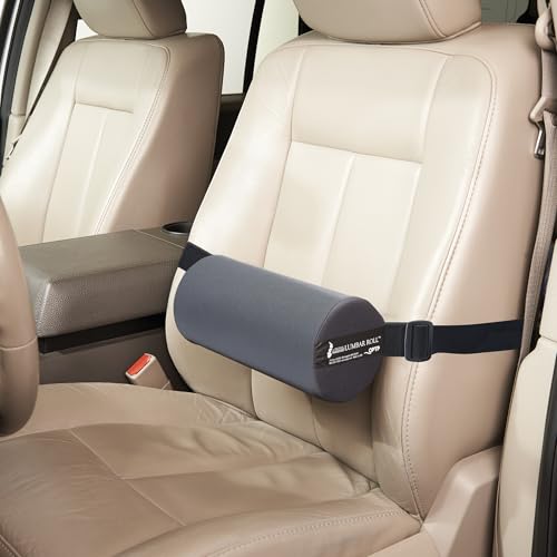 OPTP The Original McKenzie Lumbar Roll – USA-Made Low Back Lumbar Support for Office Chair & Car Seat Back Support Cushion. The Preferred Lumbar Pillow by Physical Therapists - Firm Density
