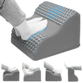 Foot Rest for Under Desk at Work, 3-Tier Foot Stool with Massage Dots and Thick High-Density Foam, Ergonomic Footrest with Washable Cover for Home and Office, Back, Legs & Hip Pain Relief, Grey