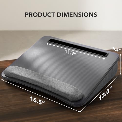HUANUO Portable Lap Laptop Desk with Pillow Cushion, Set of 2, 15.6 inch