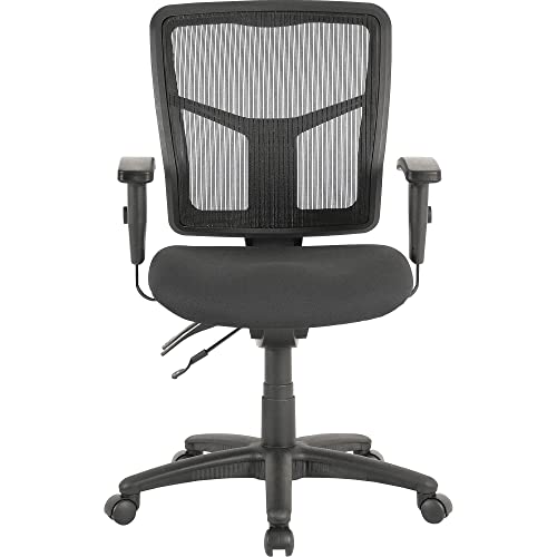 Lorell, LLR86201, ErgoMesh Series Managerial Mid-Back Chair