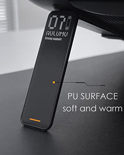 Aulumu G07 Pop Up Leg Stands Laptop, Super Portable Cooling Laptop Stand, Ergonomic Laptop Riser Lift for Desk for MacBook, All Laptops, Tablets, 8-20'', Black