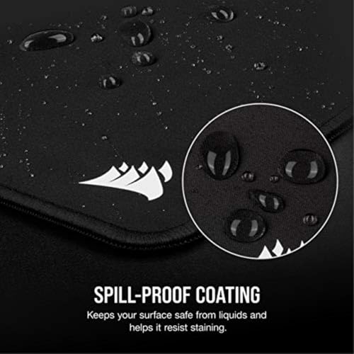 Corsair MM350 PRO Extended XL Premium Spill-Proof Cloth Gaming Mouse Pad – 36.6” Width x 15.7” Height Surface – Black