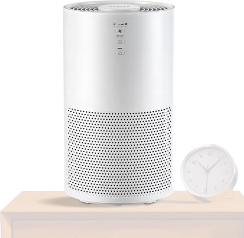 IRIS USA WOOZOO True HEPA Air Purifier, H13 3-in-1 filter removes 99.97% of particles, pet hair, smoke, and odors, covers up to 648 ft², 46W Energy Star motor, ideal for bedrooms and allergies