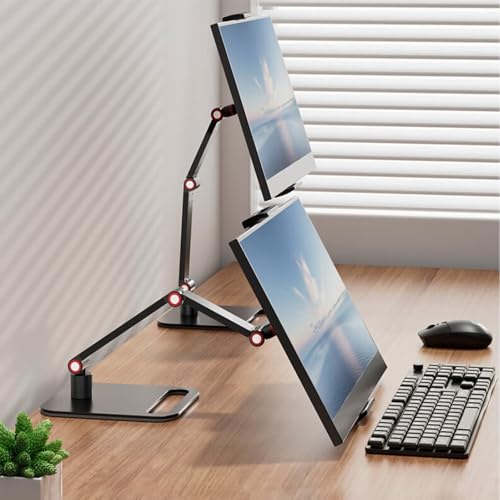 WYSXEBWZ Portable Monitor Holder for 6-17.3 Inch Screen Desktop Expandable Monitor Stand 12.9 inch Tablet Stand
