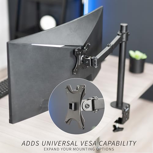 VIVO VESA Adapter Plate Bracket, Designed for Sceptre C25, C30, and C34 Monitors, VESA up to 100x100, Black, MOUNT-SRC30