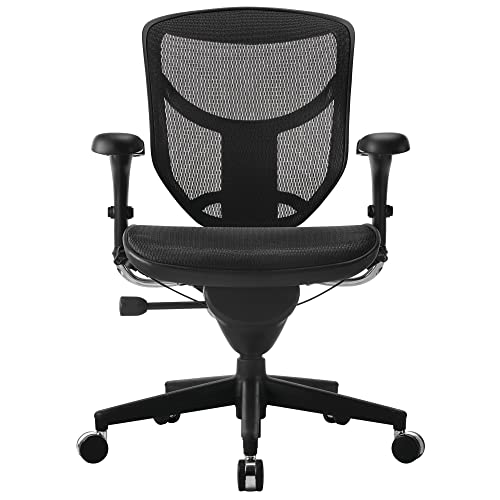 WorkPro® Quantum 9000 Series Ergonomic Mid-Back Mesh/Mesh Chair, Black